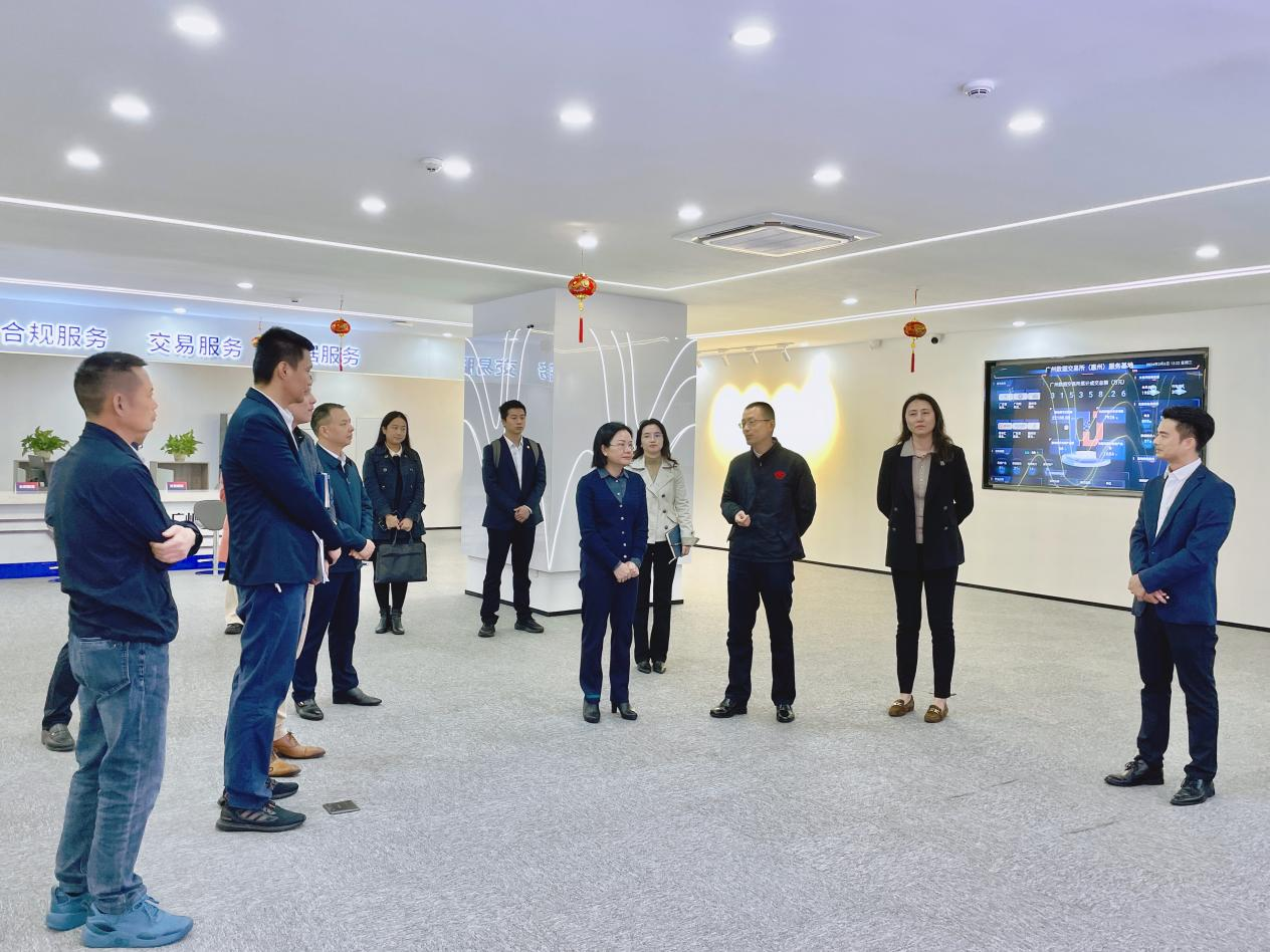 基地运营|省政数局党组成员、副局长熊雄一行到惠州服务基地调研(图1)